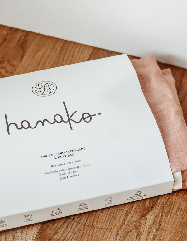 Organic Wheat Heat Bag - Blush Pink