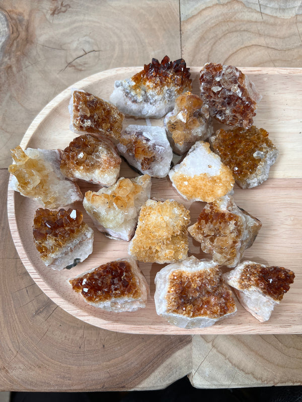 Mini Citrine Cluster
