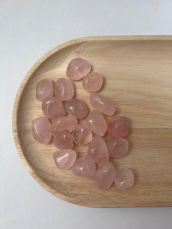 Rose Quartz Tumble Stone - Love/Strength