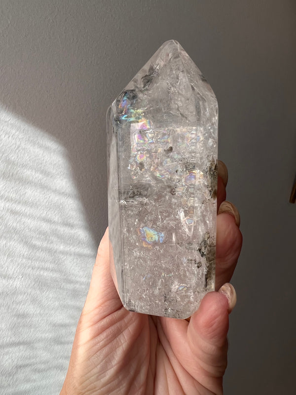 Polished Clear Quartz Point - Large
